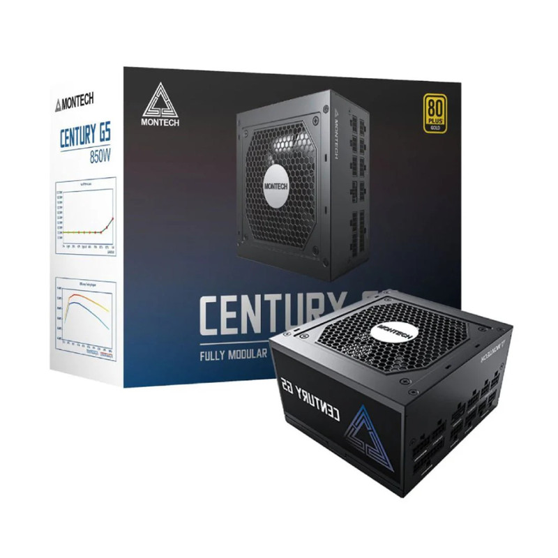 Montech Century G5 850W 80+ Gold Fully Modular Power Supply - مزود الطاقة